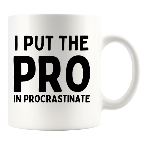 I PUT THE PRO IN PROCRASTINATE