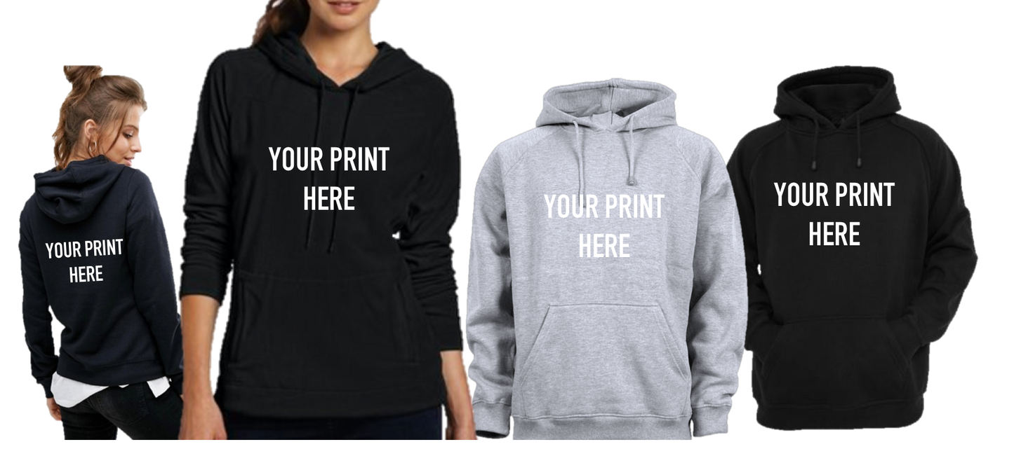 CUSTOM HOODIE OR CROPPED HOODIE