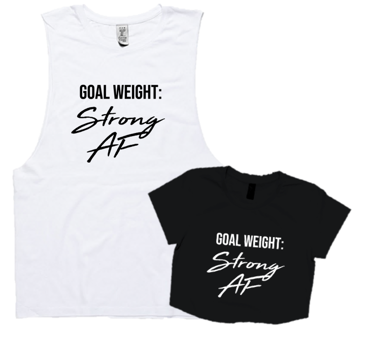 GOAL WEIGHT .. STRONG AF