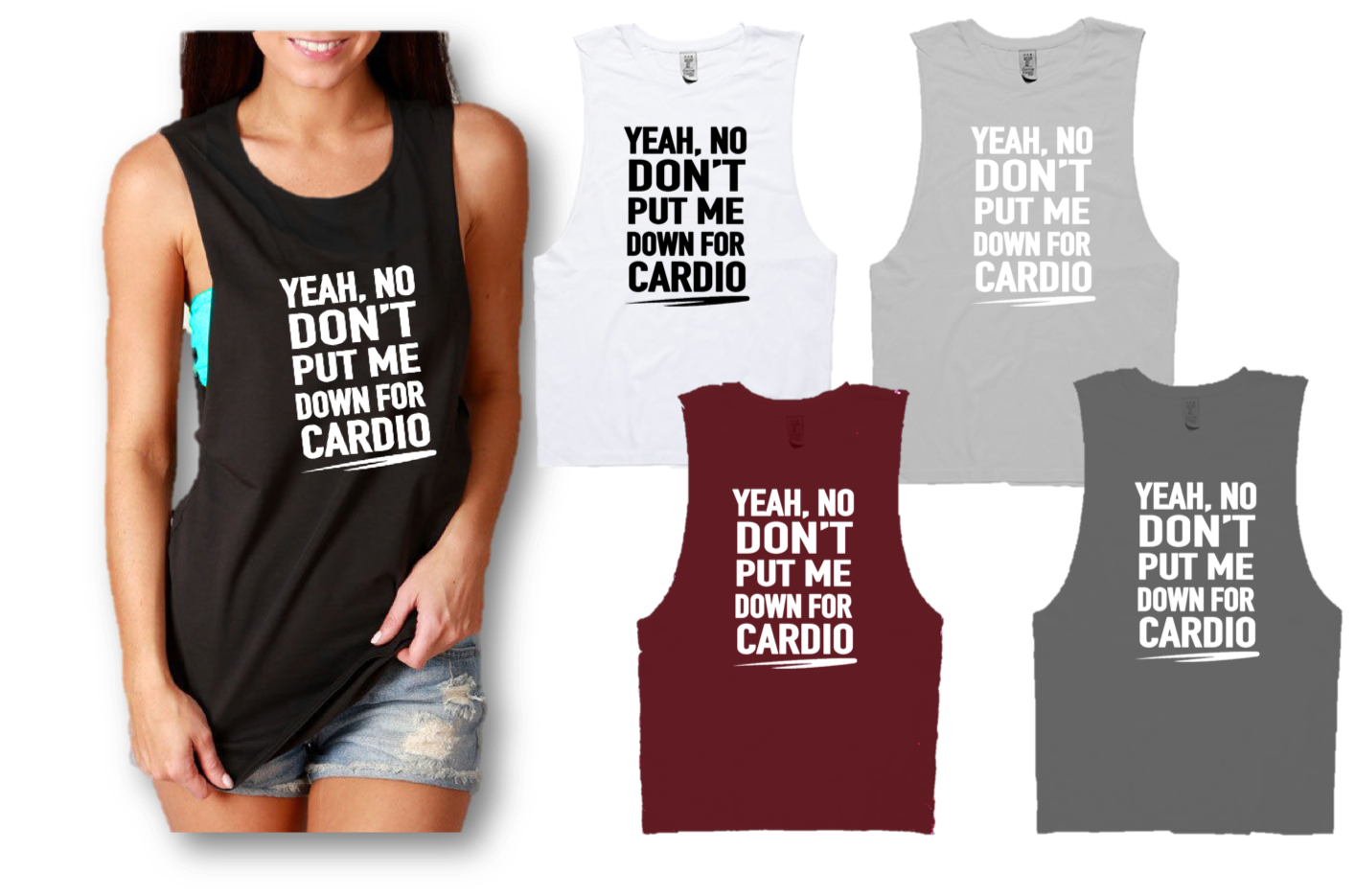 YEAH NO, DON'T PUT ME DOWN FOR CARDIO.