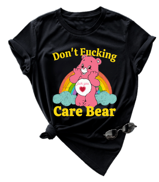 DON'T FUCKING CARE BEAR.. (LARGE PRINT)